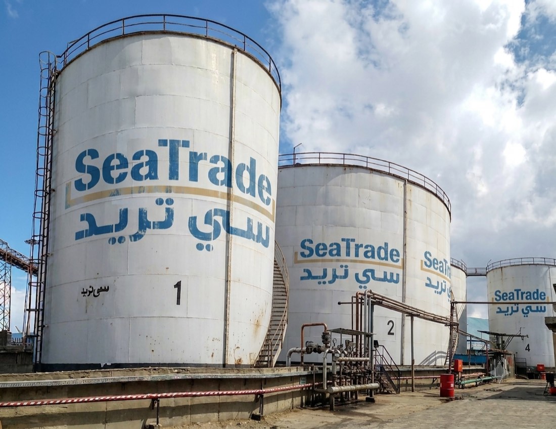 Sea Trade storage tanks at El-Dekheila Port, Alexandria